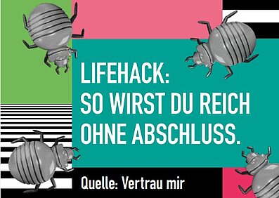 Lifehack: So wirst du reich ohne Abschluss.