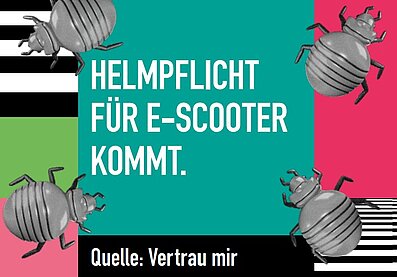 Helmpflicht für E-Scooter kommt.